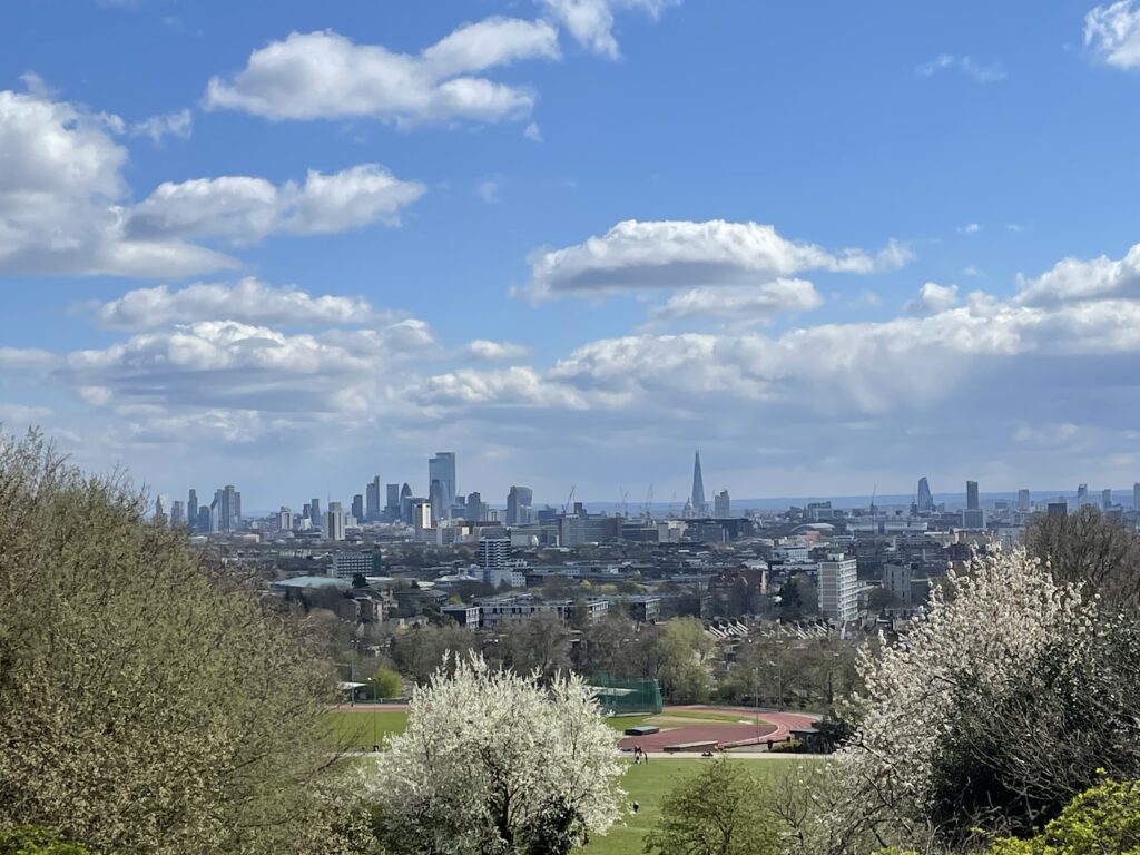 A view of London from Hampstead